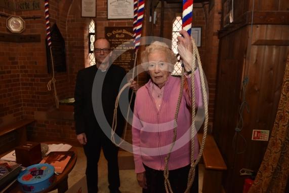 All Saints Church, 1 Church Cl, MaidenheadA rare bell &lsquo;peal&rsquo; is taking place at All Saints Church to coincide with All Saints Day next week. The peal will mean the church bells ring for almost 3 hours. Church vicar, Father Jeremy Harris and bell ringer, Doreen Young