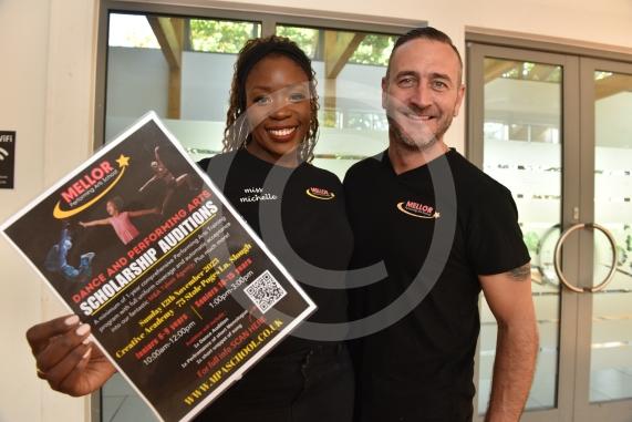 Michelle and Will MellorThe Mellor Performing Arts School is launching two, one-year scholarship opportunities to two young performers, one junior (aged 5-9) and one senior (aged 10-15). Michelle Mellor is the Principal and Will Mellor is a Patron