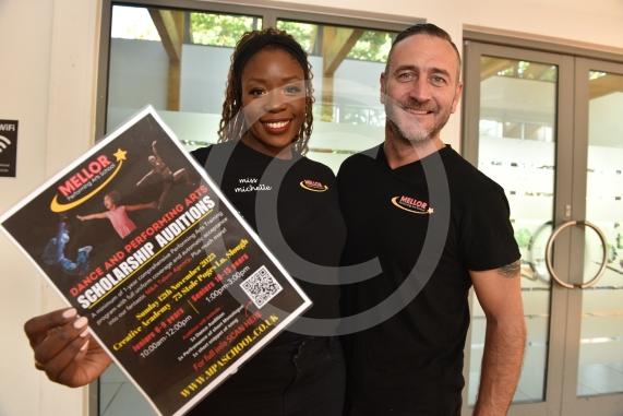 Michelle and Will MellorThe Mellor Performing Arts School is launching two, one-year scholarship opportunities to two young performers, one junior (aged 5-9) and one senior (aged 10-15). Michelle Mellor is the Principal and Will Mellor is a Patron