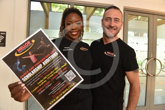 Michelle and Will MellorThe Mellor Performing Arts School is launching two, one-year scholarship opportunities to two young performers, one junior (aged 5-9) and one senior (aged 10-15). Michelle Mellor is the Principal and Will Mellor is a Patron