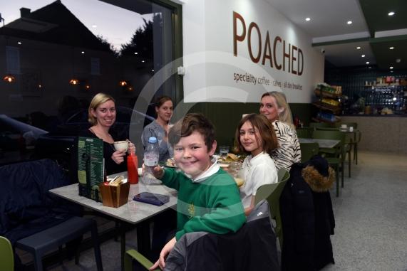 New cafe,  Poached at the Wessex Way shops in Cox Green. 