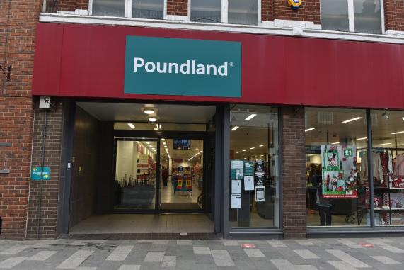 New Poundland store, High Street, Maidenhead, previously WILKO