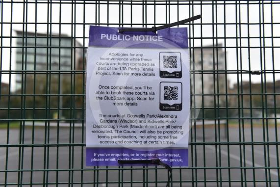 Residents&rsquo; have complaints about the Kidwells/Desborough Park tennis courts. Kidwells Park, Maidenhead