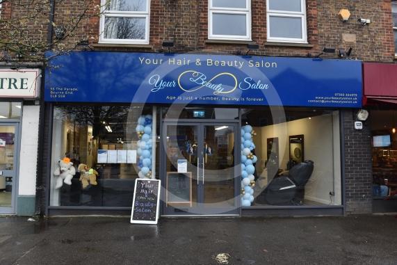 Your Beauty Salon, 65 The Parade, Bourne End, Buckinghamshire, SL8 5SB. A new health and beauty salon has opened in Bourne End. Salon owner Ludmila ‘Lucy’ Kuzmina and her staff at the premises. Katie Drozdzowska, Emily Nessling, Derrick Webb