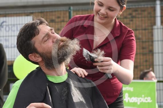 Furze Platt Senior School, MaidenheadTeachers to be gunged and have their beards shaved in aid of Thames Hospice. Richard Wright