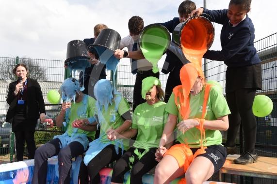 Furze Platt Senior School, MaidenheadTeachers to be gunged and have their beards shaved in aid of Thames Hospice. 