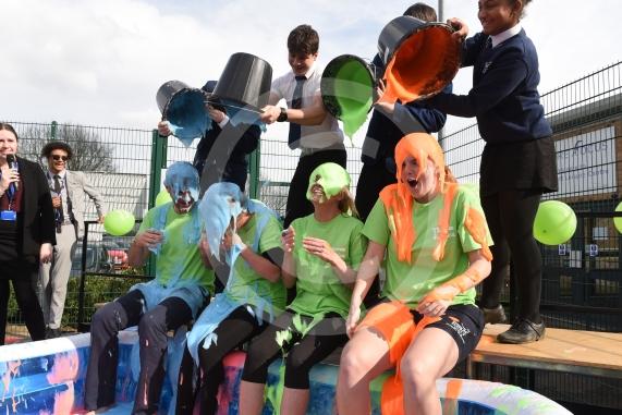 Furze Platt Senior School, MaidenheadTeachers to be gunged and have their beards shaved in aid of Thames Hospice. 