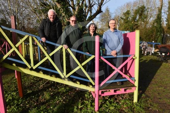 Thames Valley Adventure Playground Bath road, TaplowL-R Chris Barrett, Gary Warrington, Lucie Grange, Jim Wilks