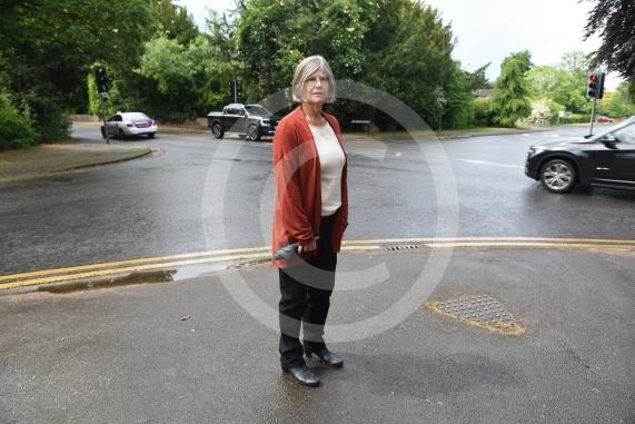 Anne Sweeney almost saw an accident happen between a child crossing the road and a car at the junction of the A4 and All Saints Avenue, Maidenhead 