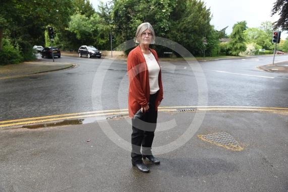 Anne Sweeney almost saw an accident happen between a child crossing the road and a car at the junction of the A4 and All Saints Avenue, Maidenhead 