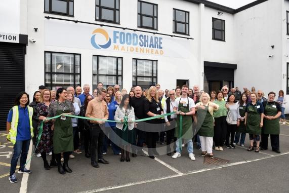 Foodshare’s grand opening at Reform Road, MaidenheadGuests include RBWM Mayor Mandy Brar, MP Josh Reynolds, Ross Kemp14.9.25Photos by Ian Longthorne
