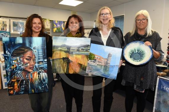 Cookham and Maidenhead Arts trail 2025Braywick Heath Nurseries, SL6 1DXL-R Lauren Hawkins, Gill Griffith, Karen Comber, Helen OrmerodDX