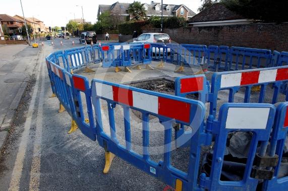 Clewer Hill Road hole.  Picture Louise Bellaers