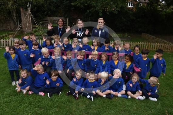FIRST CLASS Robert Piggott CE Infant School  Beverley Gardens  Wargrave RG10 8ED 2 classes in 1. ROBINS and DOVES CLASS, Mrs Hodge, Miss Conerney, Mrs McEwen