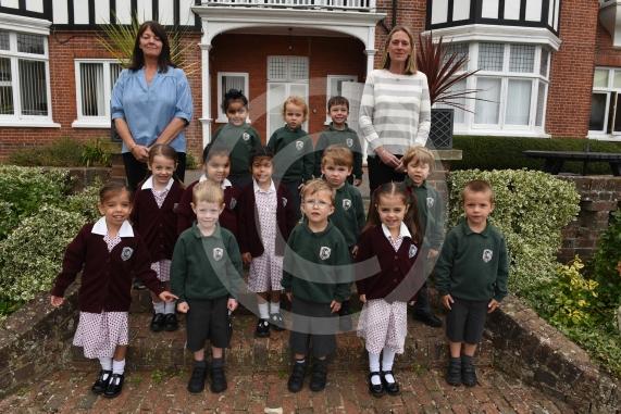 FIRST CLASS Claires Court Junior Ridgeway The Thicket Maidenhead  SL6 3QE 1 class - RJ CLASS, Mrs St John, Mrs James