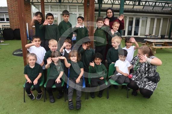 FIRST CLASS Priory School  Orchard Ave Slough   SL1 6HE2 classes R PADDINGTON CLASS Miss Caygail, Miss Baear