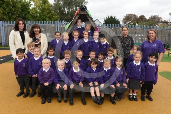 FIRST CLASS St Peter's C of E Primary School  Minniecroft Road  Burnham 1 class RECEPTION Mrs Salter, Mrs Leigh, Mrs Atwal, Miss Donovan