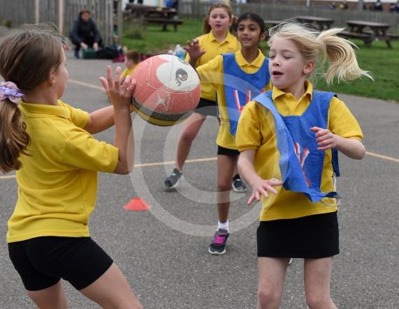 All Saints Junior, MaidenheadYear 3/4 Flyers Netball Festival, designed to get kids playing netball.’