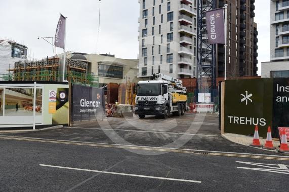 Trehus office building, One Maidenhead development, Queen Street, MaidenheadWork is progressing on the timber office building on the corner of Queen Street and King Street, Maidenhead