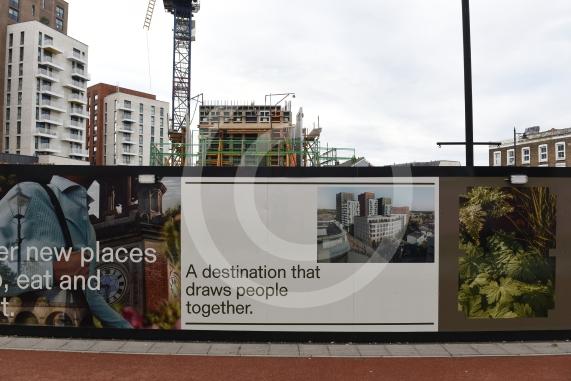 Trehus office building, One Maidenhead development, Queen Street, MaidenheadWork is progressing on the timber office building on the corner of Queen Street and King Street, Maidenhead