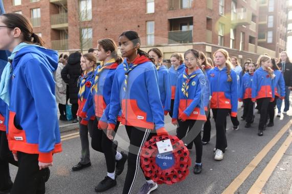 Remembrance Sunday, MaidenheadRemembrance Sunday outside Maidenhead Town Hall