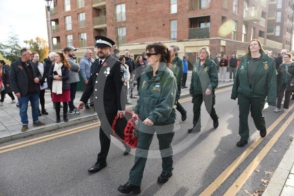 Remembrance Sunday, MaidenheadRemembrance Sunday outside Maidenhead Town Hall