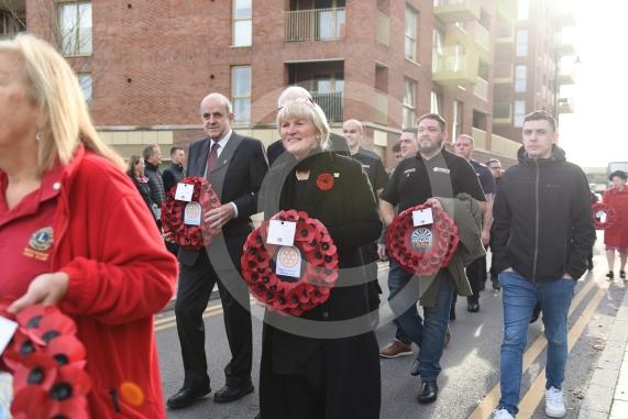 Remembrance Sunday, MaidenheadRemembrance Sunday outside Maidenhead Town Hall