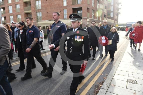 Remembrance Sunday, MaidenheadRemembrance Sunday outside Maidenhead Town Hall