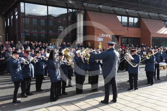 Remembrance Sunday, MaidenheadRemembrance Sunday outside Maidenhead Town Hall