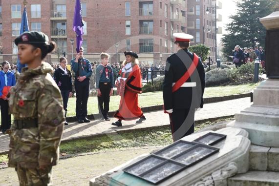 Remembrance Sunday, MaidenheadRemembrance Sunday outside Maidenhead Town Hall