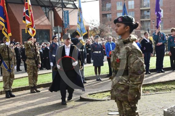 Remembrance Sunday, MaidenheadRemembrance Sunday outside Maidenhead Town Hall