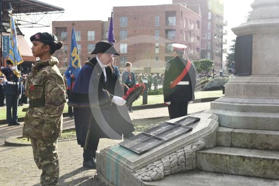 Remembrance Sunday, MaidenheadRemembrance Sunday outside Maidenhead Town Hall