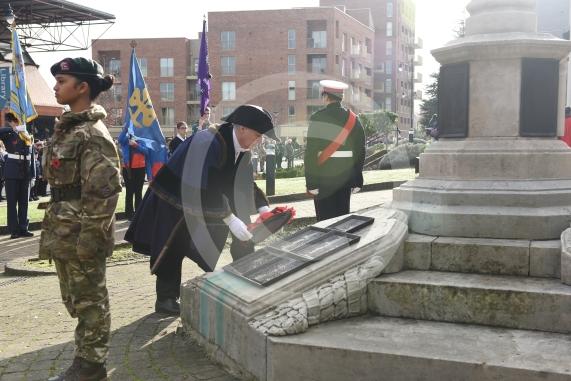 Remembrance Sunday, MaidenheadRemembrance Sunday outside Maidenhead Town Hall