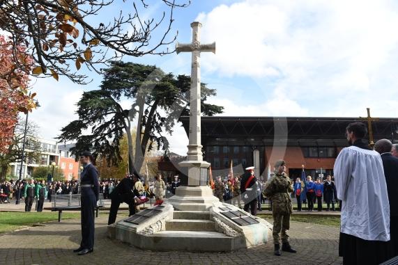 Remembrance Sunday, MaidenheadRemembrance Sunday outside Maidenhead Town Hall