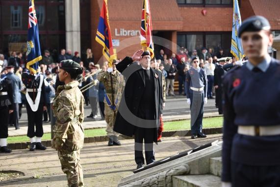 Remembrance Sunday, MaidenheadRemembrance Sunday outside Maidenhead Town Hall
