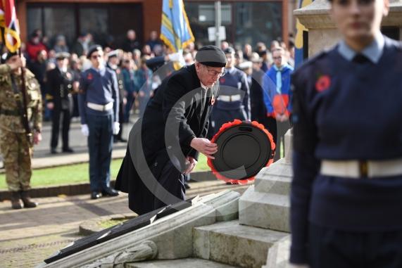 Remembrance Sunday, MaidenheadRemembrance Sunday outside Maidenhead Town Hall