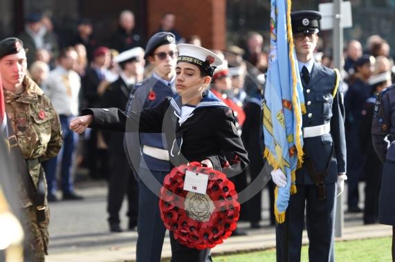 Remembrance Sunday, MaidenheadRemembrance Sunday outside Maidenhead Town Hall
