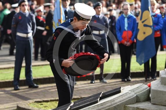 Remembrance Sunday, MaidenheadRemembrance Sunday outside Maidenhead Town Hall