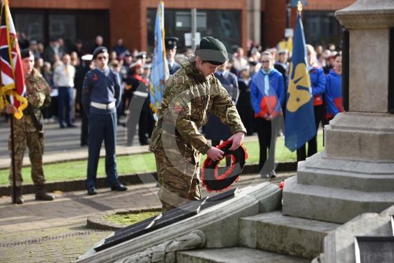 Remembrance Sunday, MaidenheadRemembrance Sunday outside Maidenhead Town Hall