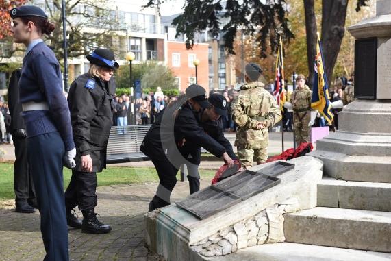 Remembrance Sunday, MaidenheadRemembrance Sunday outside Maidenhead Town Hall