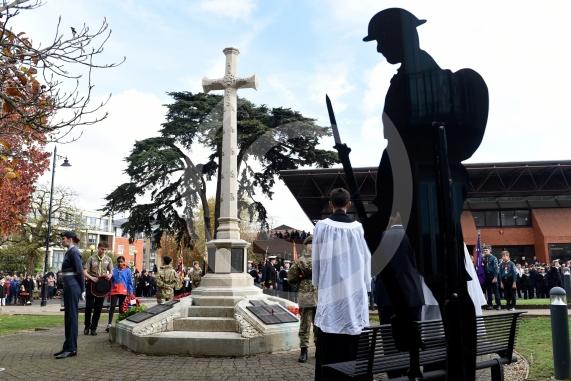 Remembrance Sunday, MaidenheadRemembrance Sunday outside Maidenhead Town Hall