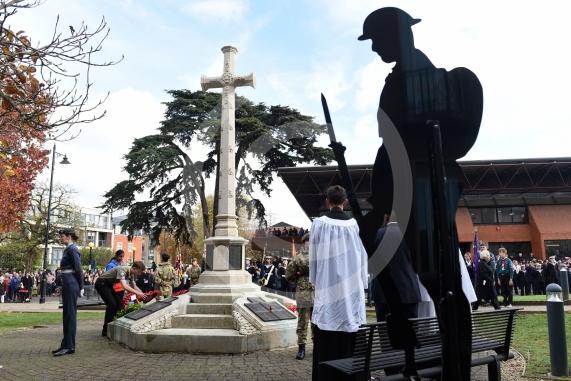 Remembrance Sunday, MaidenheadRemembrance Sunday outside Maidenhead Town Hall