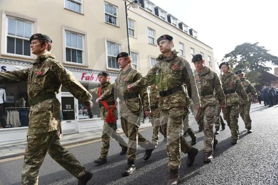 Remembrance Sunday, MaidenheadRemembrance Sunday outside Maidenhead Town Hall