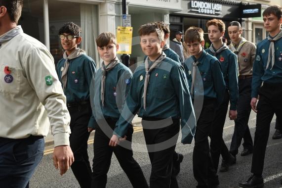 Remembrance Sunday, MaidenheadRemembrance Sunday outside Maidenhead Town Hall