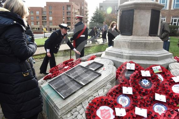 Remembrance Sunday, MaidenheadRemembrance Sunday outside Maidenhead Town Hall