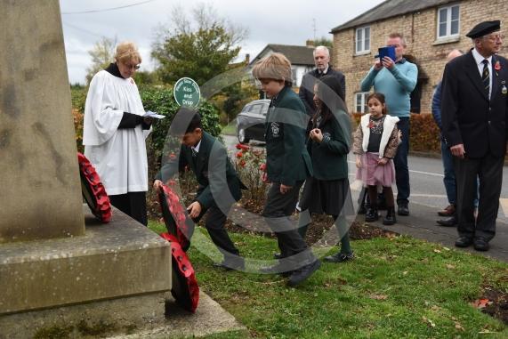 Wreath laying in BraywoodRemembrance Sunday