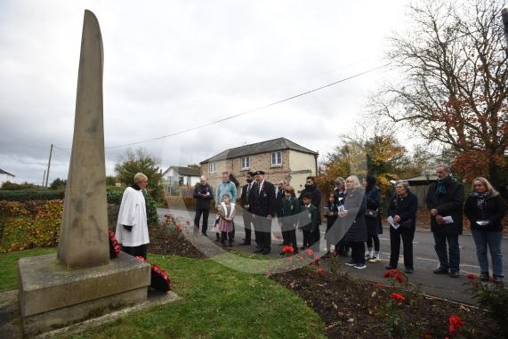 Wreath laying in BraywoodRemembrance Sunday