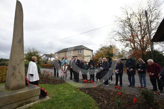 Wreath laying in BraywoodRemembrance Sunday