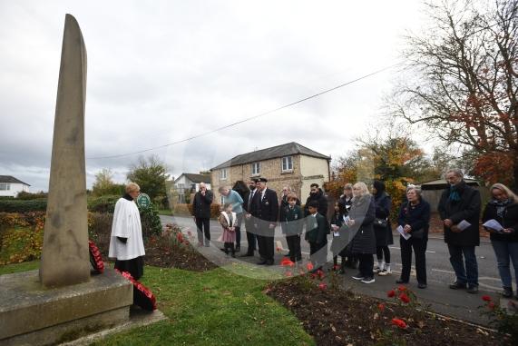 Wreath laying in BraywoodRemembrance Sunday