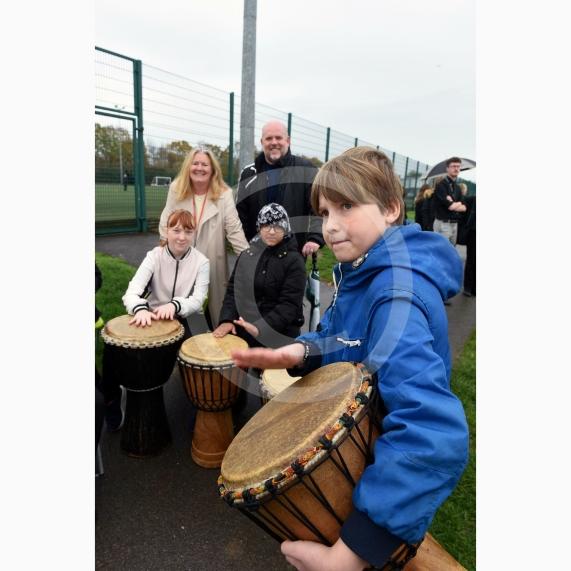 Anti-Bullying Week at Cox Green School who are partnering with Manor Green and Lowbrook primary schoolStudents from Manor Green and Cox Green are drumming to show their power against bullying’.Supported by Headteacher for Manor Green, Helen Hannam and Headteacher for Cox Green, Danny EdwardsCox Green School, Highfield Lane, Maidenhead 